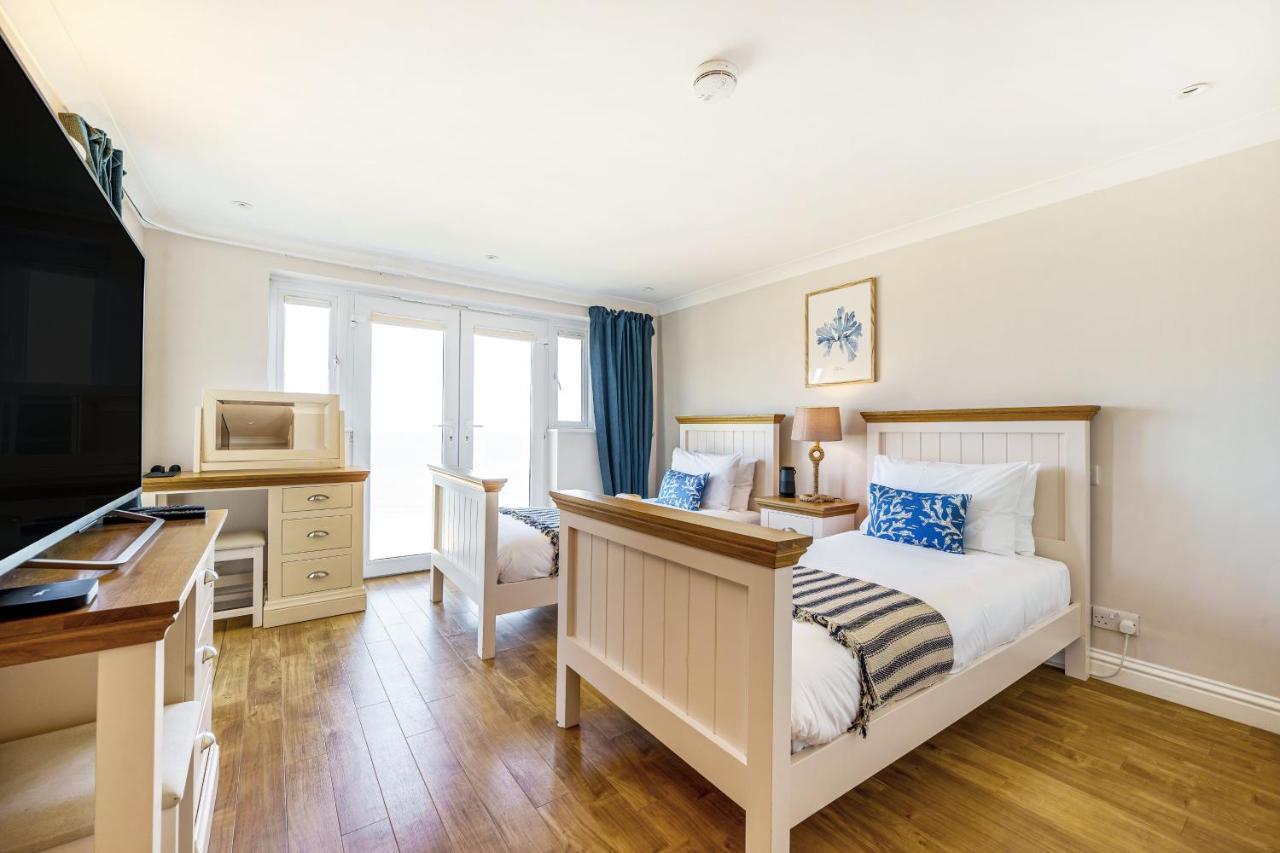 Carbis Bay - Luxury 3 Bed Penthouse Apartment With Sea Views Parking Sauna Balcony Εξωτερικό φωτογραφία