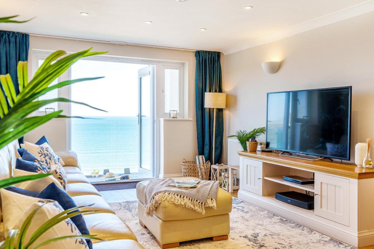 Carbis Bay - Luxury 3 Bed Penthouse Apartment With Sea Views Parking Sauna Balcony Εξωτερικό φωτογραφία