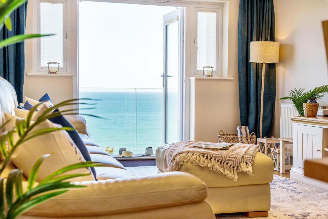 Carbis Bay - Luxury 3 Bed Penthouse Apartment With Sea Views Parking Sauna Balcony Εξωτερικό φωτογραφία