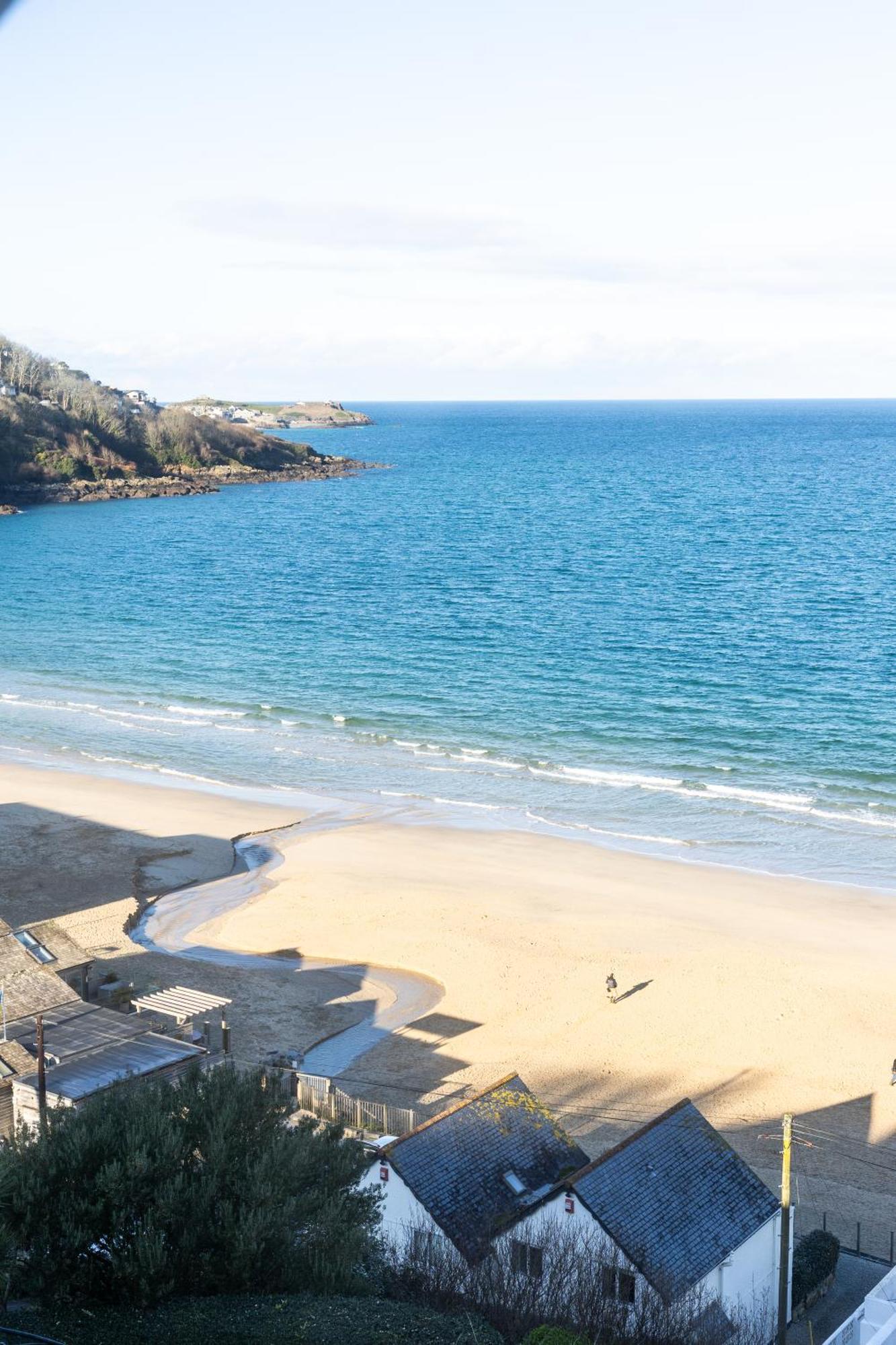 Carbis Bay - Luxury 3 Bed Penthouse Apartment With Sea Views Parking Sauna Balcony Εξωτερικό φωτογραφία
