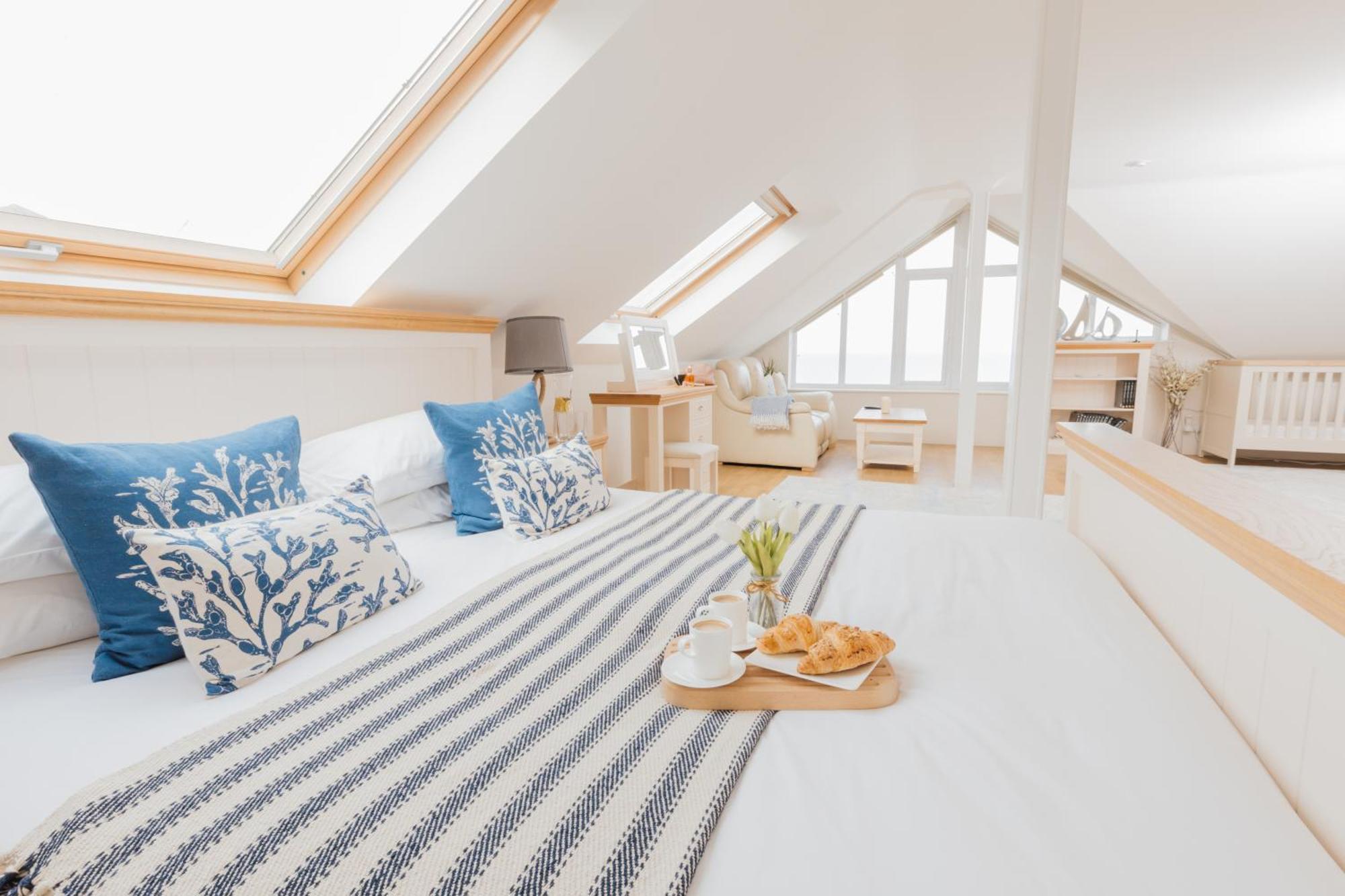 Carbis Bay - Luxury 3 Bed Penthouse Apartment With Sea Views Parking Sauna Balcony Εξωτερικό φωτογραφία